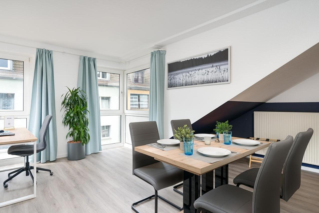 Federnest - Luxus-Studio - Kingsize Boxspringbett - Home-Office Mit Monitor Und Drucker - 11 Min Hbf ドゥイスブルグ エクステリア 写真