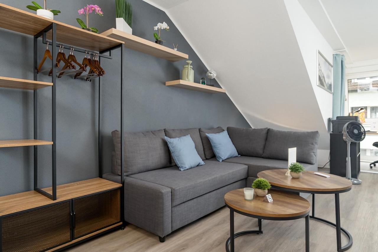 Federnest - Luxus-Studio - Kingsize Boxspringbett - Home-Office Mit Monitor Und Drucker - 11 Min Hbf ドゥイスブルグ エクステリア 写真